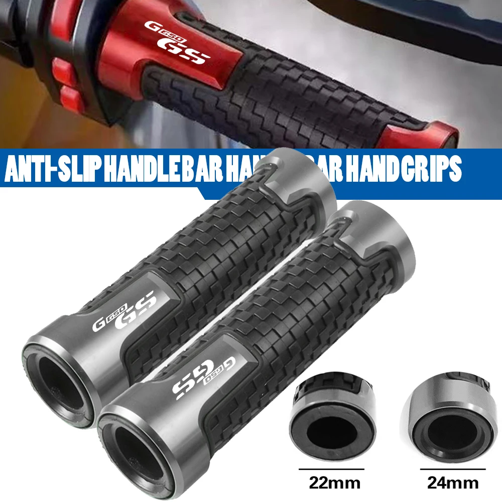 

Motorcycle 7/8"22mm Anti-Slip Handle Bar Handlebar Grips For BMW G650GS G 650 GS 2008-2016 2009 2010 2011 2012 2013 2014 2015