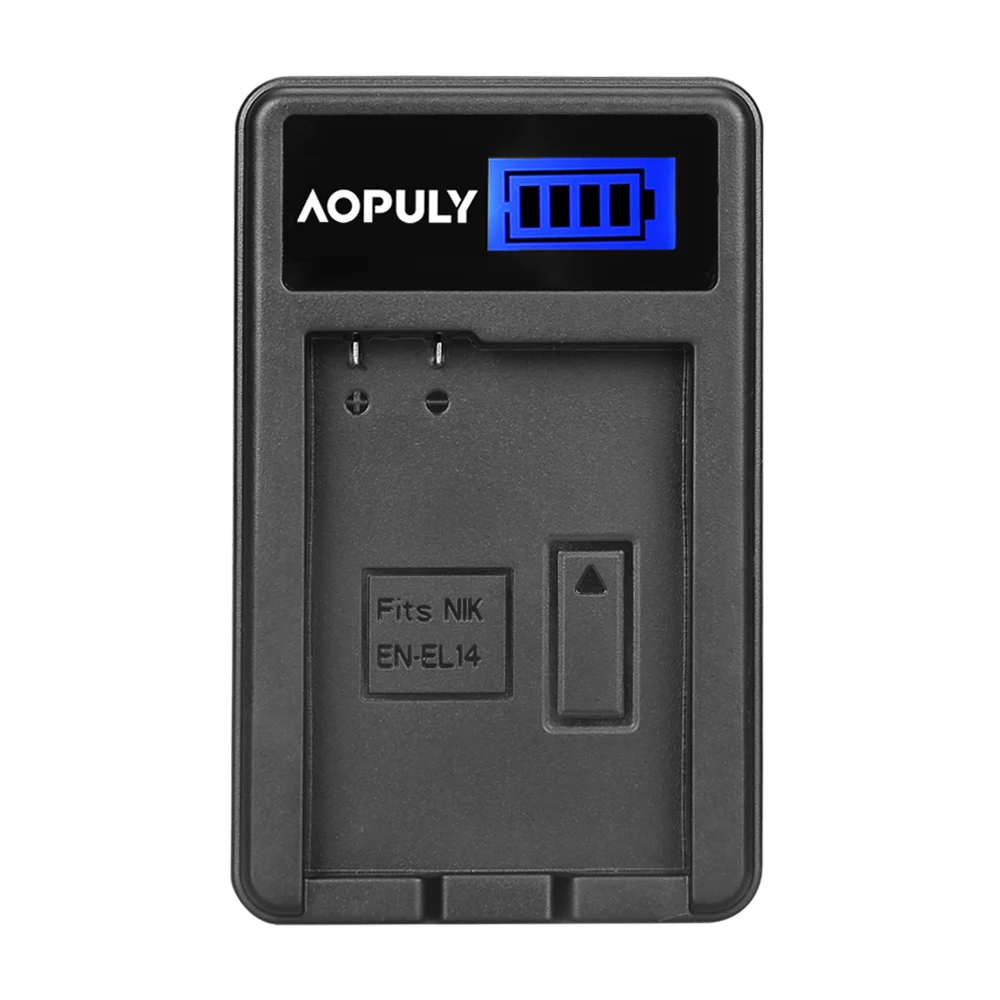 Зарядное устройство AOPULY USB для камеры Nikon D5200 D3100 D3200 D5100 P7000 P7100 P7800 2 шт. | Электроника