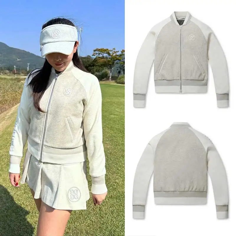 

New G4 Women's Thickened Baseball Jacket Sports Casual Long Sleeve Top