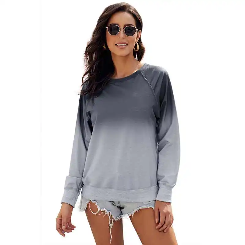

2023 women t shirt Women's Women t shirt Cotton Casual gradual change