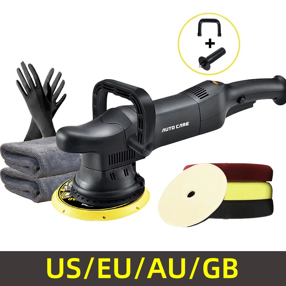 

700W Car Polishing Machine DA 6inch 21mm Orbit Dual Action Auto Polisher Buffer Orbital Buffing Machine Waxing