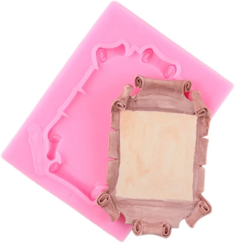 Кружевная форма для помадки кружевная рамка фотографий силиконовая конфет