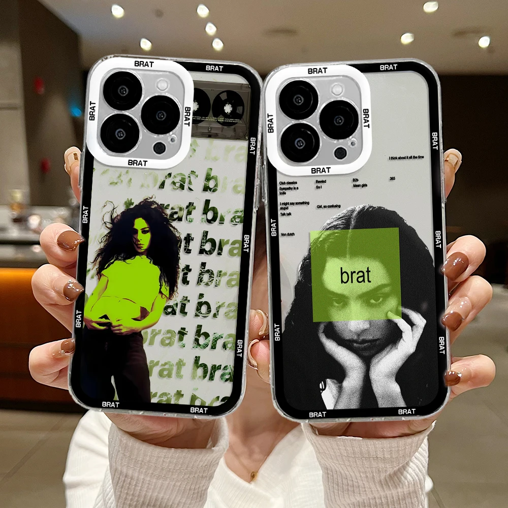 C-Charlis XCX B-BRAT Brat 360 365 чехол для телефона Xiaomi Redmi Note 13 12 12C 11 10 10C 13C 10s 9 9s 9A 9T 9C 8 7 Pro Max 4G 5G