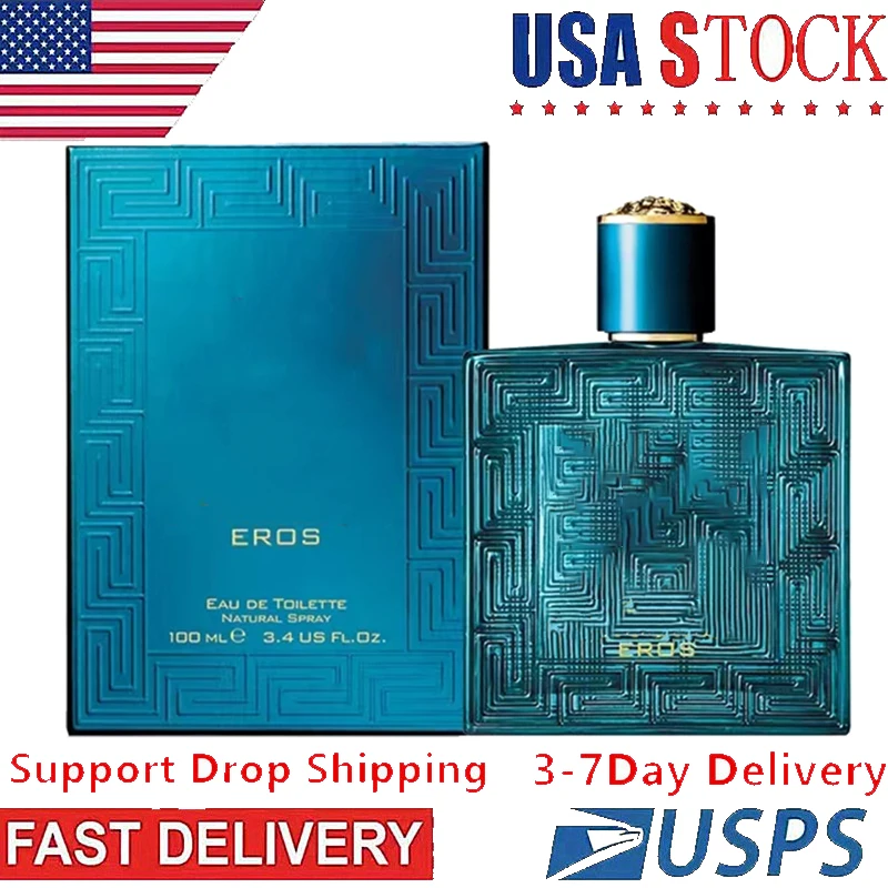 

Free Shipping To The US In 3-7 Days Eros Man Perfume Cologne for Men Luxury Brand Man Perfume Deodorant Spary