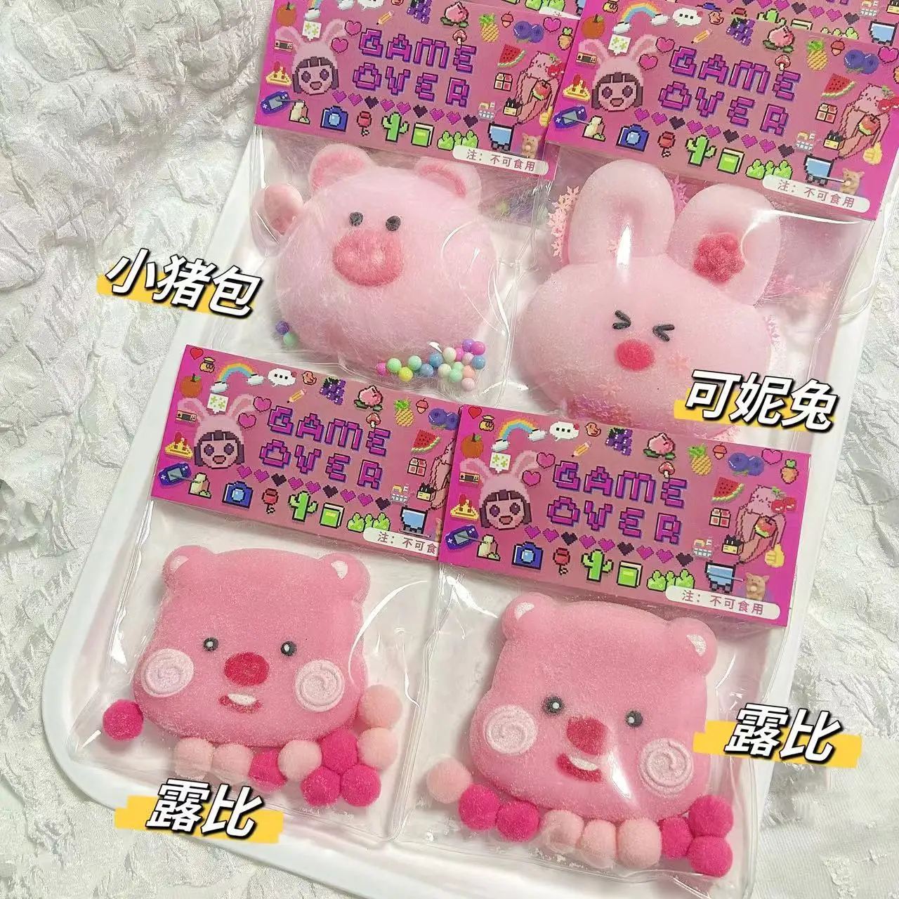 Креативные маленькие свежие Мультяшные милые плюшевые игрушки кролик свинка