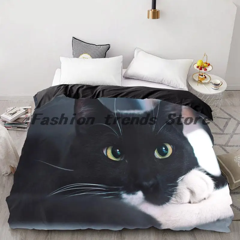 

3D Duvet Cover,Comforter/Quilt/Blanket case Double/Queen/King,Bedding Custom/220x240/200x200,Animal cute cat pattern,Drop ship