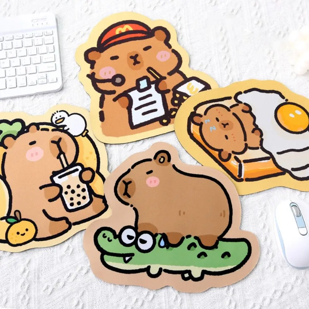 Высококачественный коврик для мыши kapiбара нескользящий игровой креативный