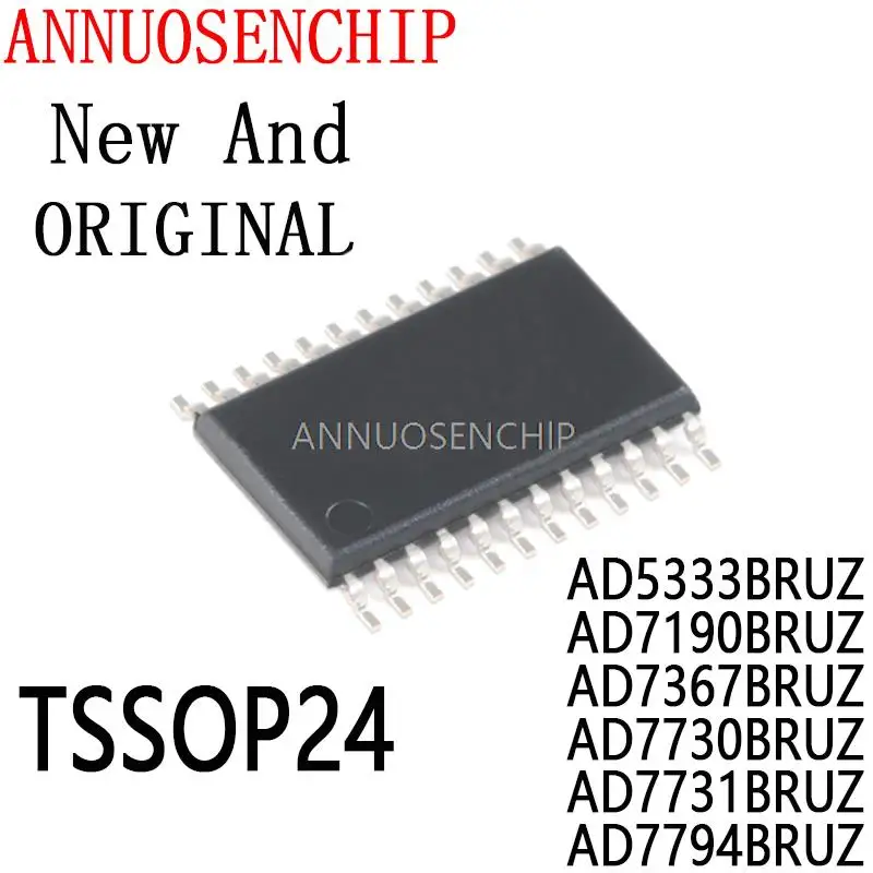 1 шт. AD7190 AD7367 AD7730 AD7731 AD7794 TSSOP24 AD5333BRUZ AD7190BRUZ AD7367BRUZ AD7730BRUZ AD7731BRUZ AD7794BRUZ 1 шт. AD7190 AD7367 AD7730 AD7731 AD7794 TSSOP24 AD5333BRUZ AD7190BRUZ AD7367BRUZ AD7730BRUZ AD7731BRUZ AD7794BRUZ