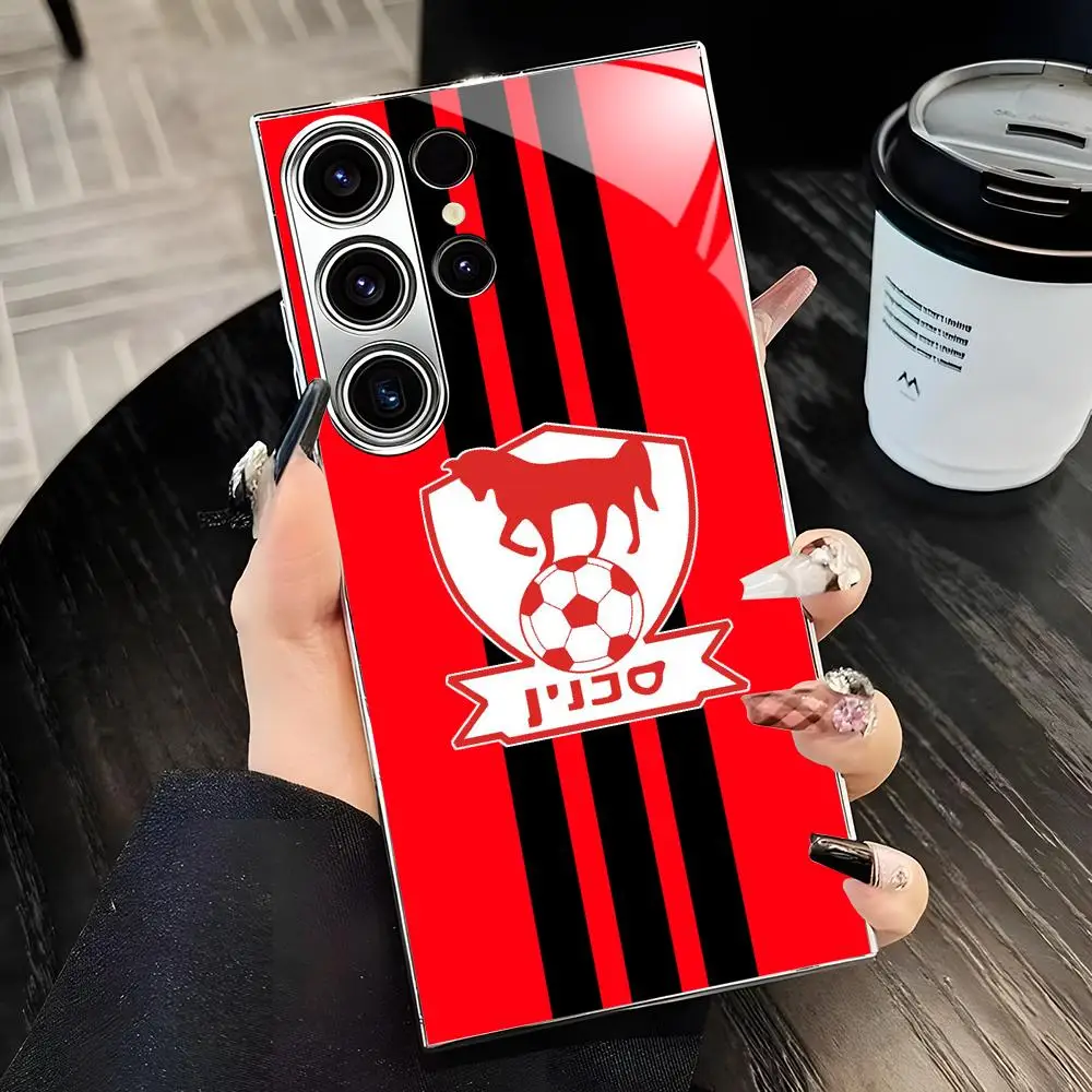 Фото Чехол для телефона Fashion Club Bnei Sakhnin для Samsung S26 S25 S24 S23 S22 S21 Plus Ultra FE Edge с гальванизированным стеклом №3