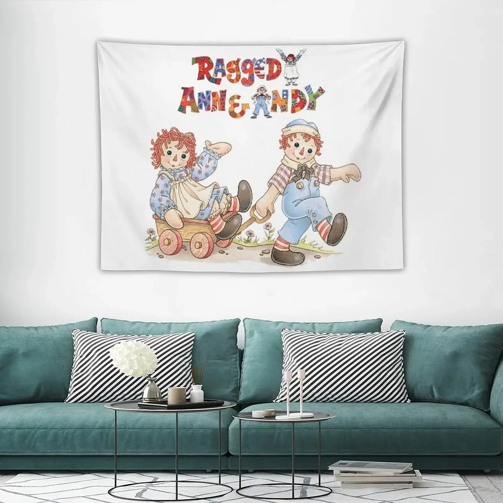 Гобелен Raggedy Ann And Andy аксессуары для домашнего декора эстетический домашний декор