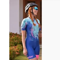 one piece ciclopp bodysuit cycling skinsuit long sleeve racing bike triathlon women summer speedsuit ciclismo jumpsuit mujer kit