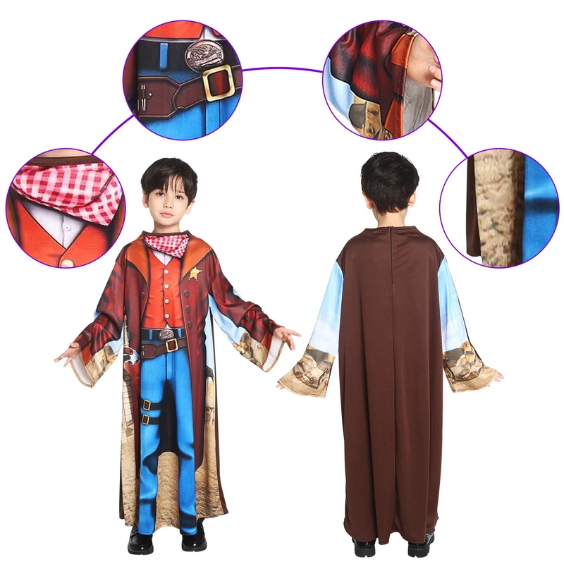 Детский костюм для косплея на Хэллоуин мальчиков вампира принца пирата девочек