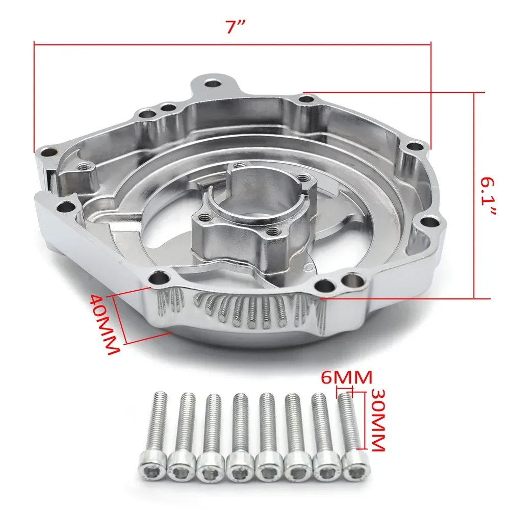 Крышка генератора прозрачная для Honda CBR1000RR 2004-2007 CB1000RA 2021-2024 CB 1000 RR 04-14 левая