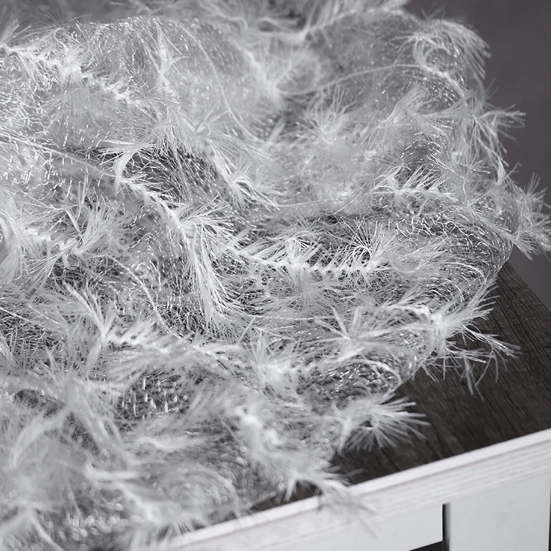 Прозрачная Кружевная Сетка с креативной текстурой дизайнерская Ткань для шитья