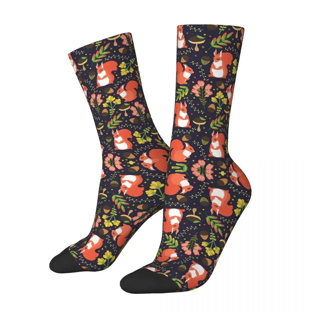 

Носки-белки в стиле Харадзюку, супер мягкие чулки, всесезонные длинные носки, аксессуары для фотографий