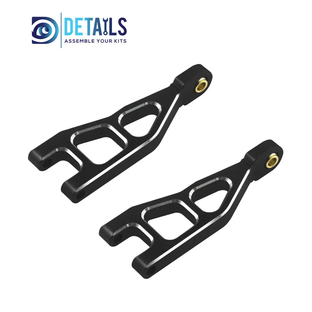 w hobbystyce Aluminiowy zestaw tylnych wahaczy do ARRMA 1/18 MOJAVE Upgrade Parts 2pcs A:Blue silver B:Red C:Black