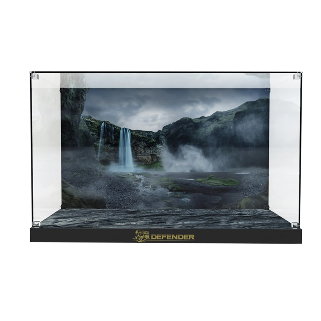 

Patterned Acrylic Display Case for 42110 Land Rover Defender Dust-Proof Transparent Clear Box Showcase NO Building Blocks