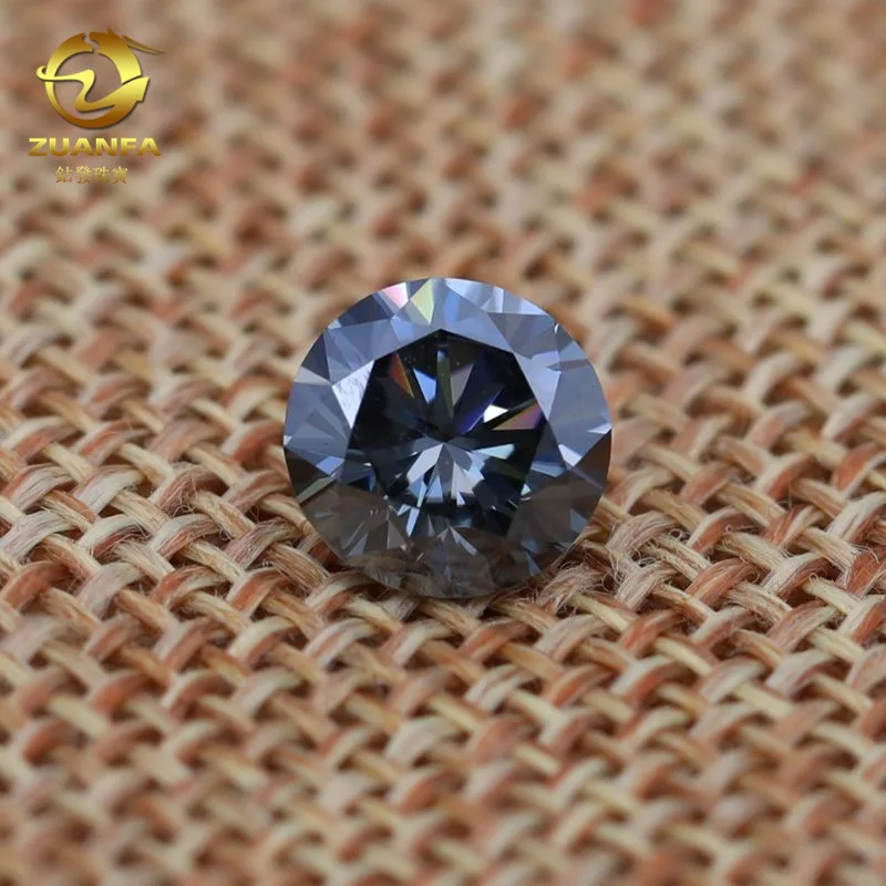 

KNOW DREAM Blue Gray Moissanite Loose Stones for Diy Jewelry Pass Diamond