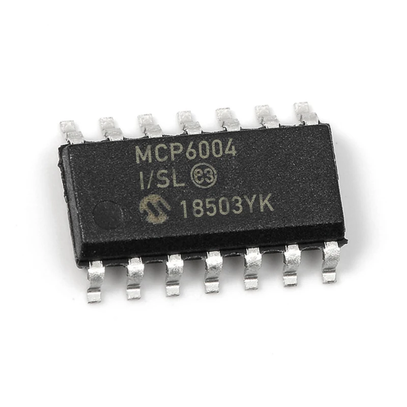 

10~100PCS MCP6004T-I/SL SOP-14 MCP6004 Operational Amplifier Chip IC Integrated Circuit Brand New Original