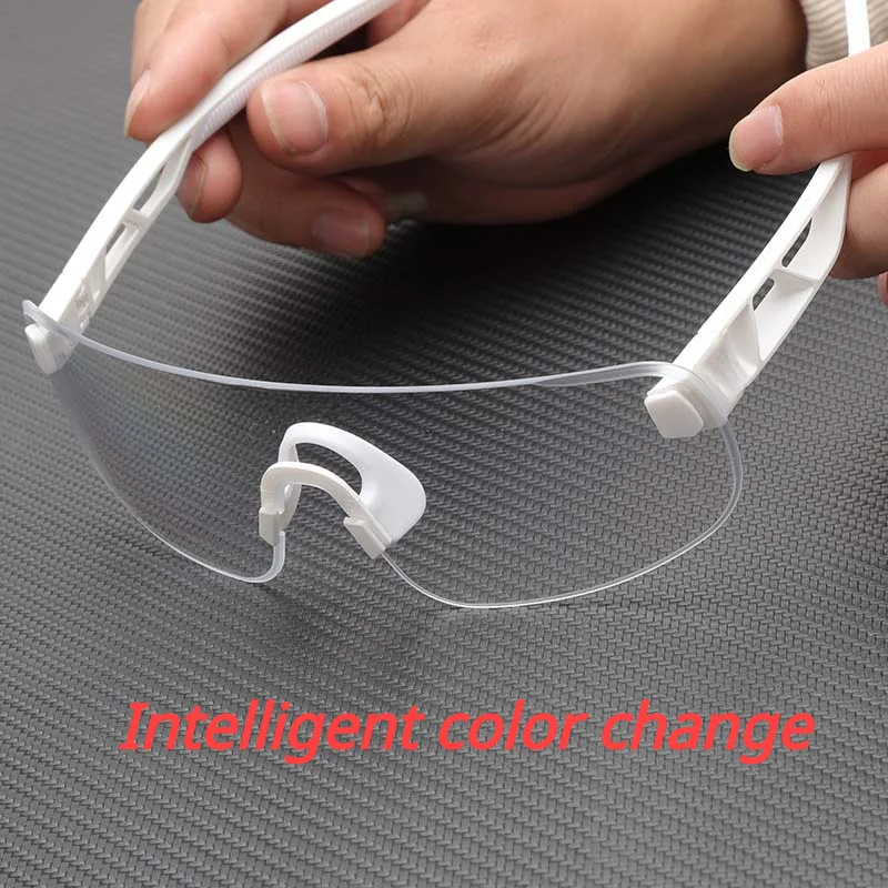 

ELICIT Cycling color-changing glasses windproof sand UV sunglasses ultra-light sports goggles running cycling glasses for men