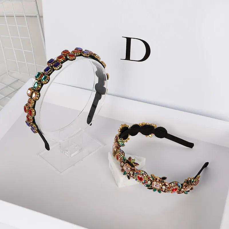 

Новые Элегантные жемчужные стразы челки заколки для волос обруч для волос плетеная повязка для волос Прическа Повседневная повязка модные ...