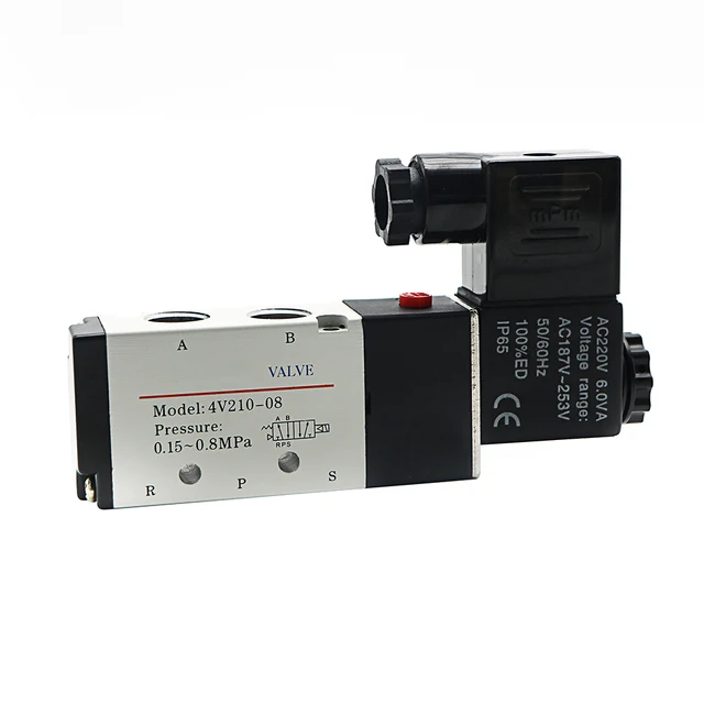 

Пневматический электромагнитный клапан LISM 4V210-08 5-позиционный