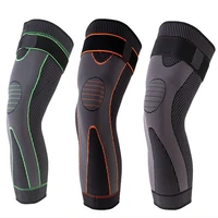 non slip extended knee pads long leg sleeves bandages knee pads running sports warm legs elastic