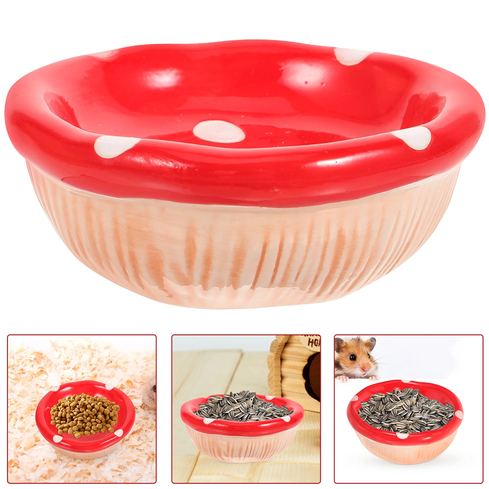 

Pet Bowl Small Bowls Cute Cat Ceramic Nest Rat Food Hamster Water Pets Ceramics Chinchilla Animal