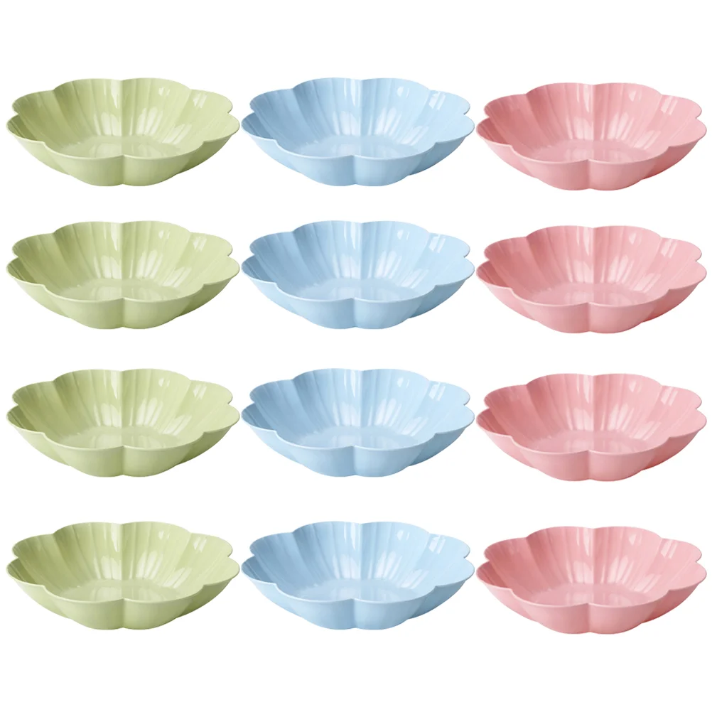 

Melon Plate Multi-purpose Snack Dish Dried Fruits Storage Decorative Tray Peanut Plates Plastic Bandejas Para Comida