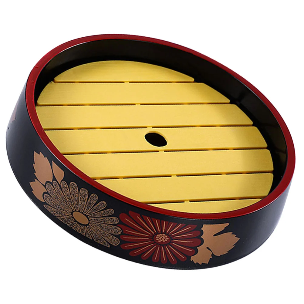 

Sushi Tray Serving Japanese Dessert Dish Plate Round Plates Sashimi Tableware Container Party Platter