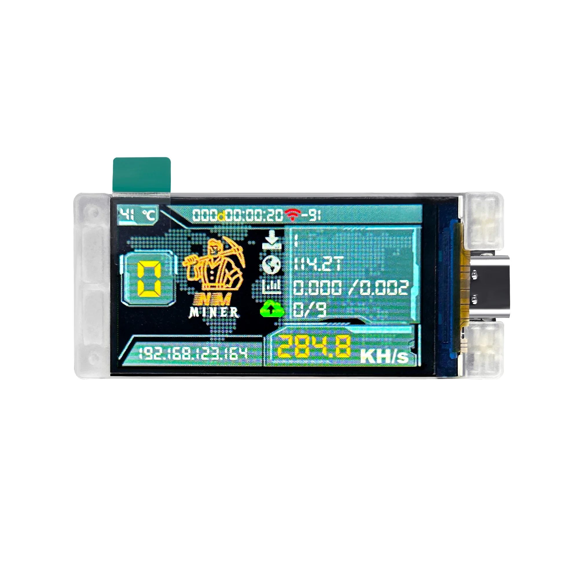 Heltec Vision Master T190 Nerd Miner V2 307KH/s