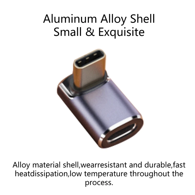 Адаптер USB C 90 градусов PD Type удлинитель папа-мама 8k 60 Гц видео для