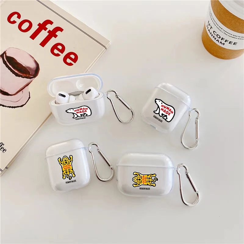 

Роскошный бренд NIGO, ручная работа, флуоресцентный медведь для Apple Airpod 2/1, чехол с тигровым рисунком для Airpod Pro, наушники, флуоресцентные ТПУ Air Pods 3