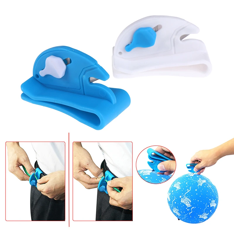 

1Pc Balloon Ribbon Cutter balloon Tools Fixed on Belt Balloon Blade Cut Ribbon