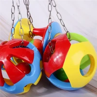 2022jmt pet bird bites toy parrot chew ball toys for parrots swing cage hanging cockatiel birds toy bird supplies
