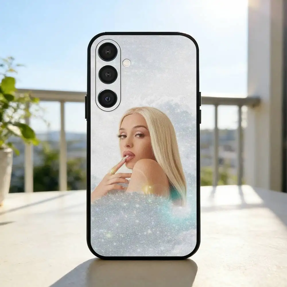 Фото Чехол для телефона Singer B-Bad G-Gyal Da Me для Samsung A73,72,71,53,52,51,22,91,80, мягкий черный чехол №5