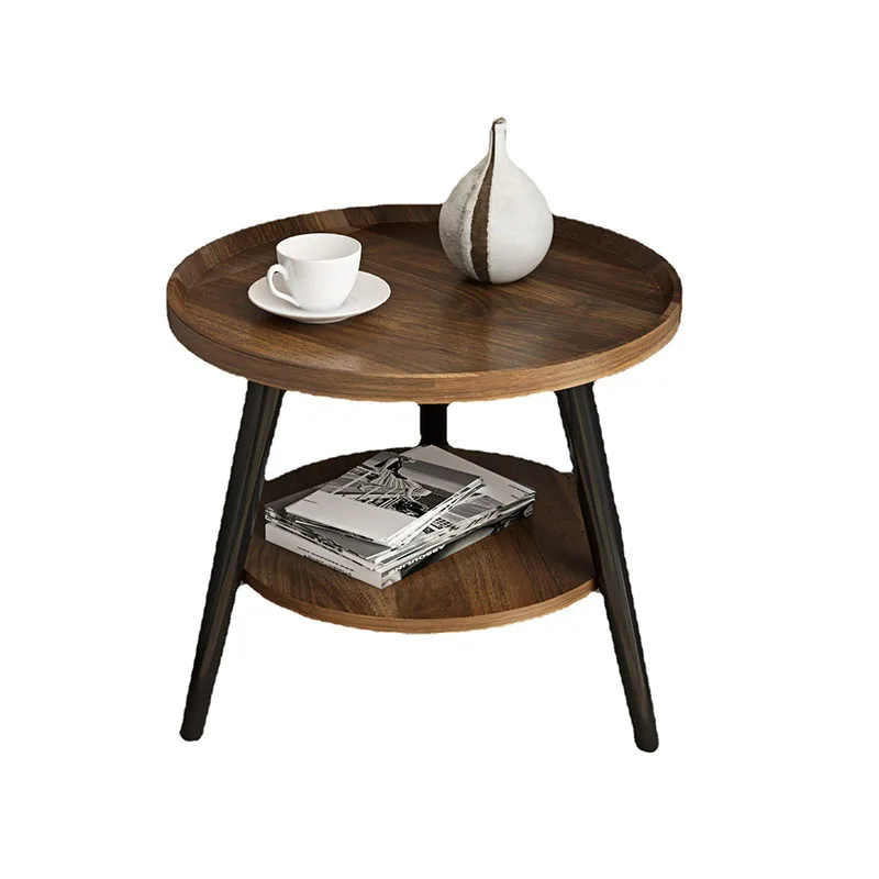 

Nordic Coffee Table Living Room Tea Tables Double Sofa Side Tables Round Lounge Table Modern Bedside Table Creative Furniture