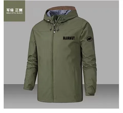 2023 New Outdoor Waterproof Charge Clothes Men's Thin Jacket Coat Windbreaker Four Seasons Mountaineering Clothing