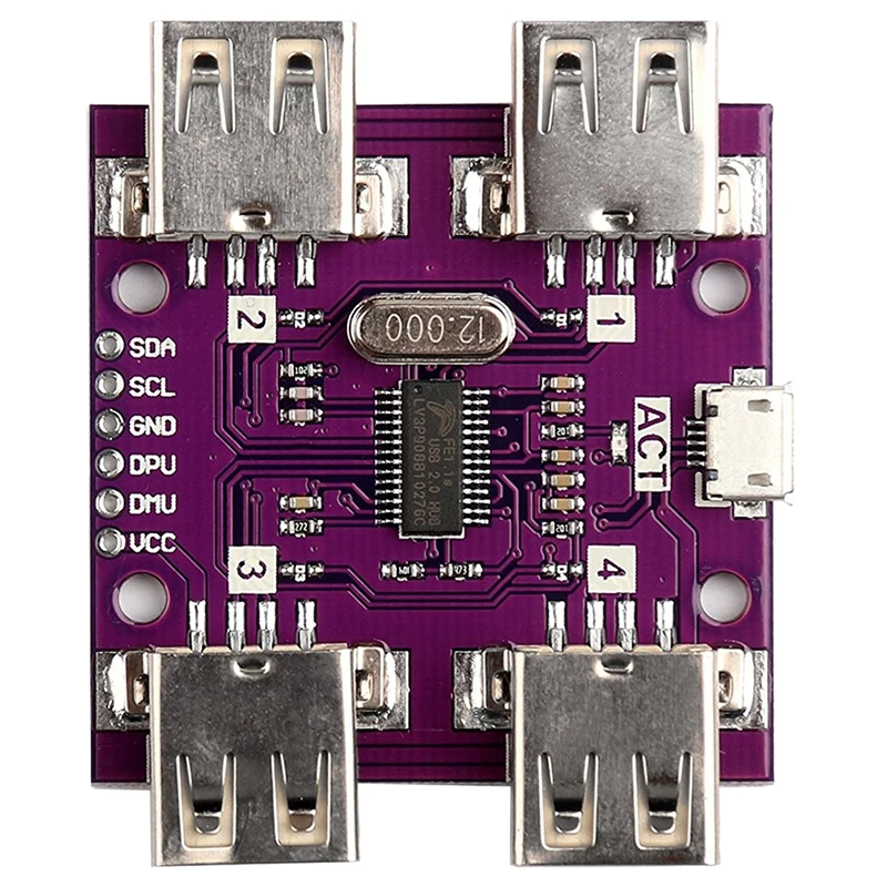 4-портовый концентратор USB 2 0 высокоскоростной модуль контроллера для Arduino |