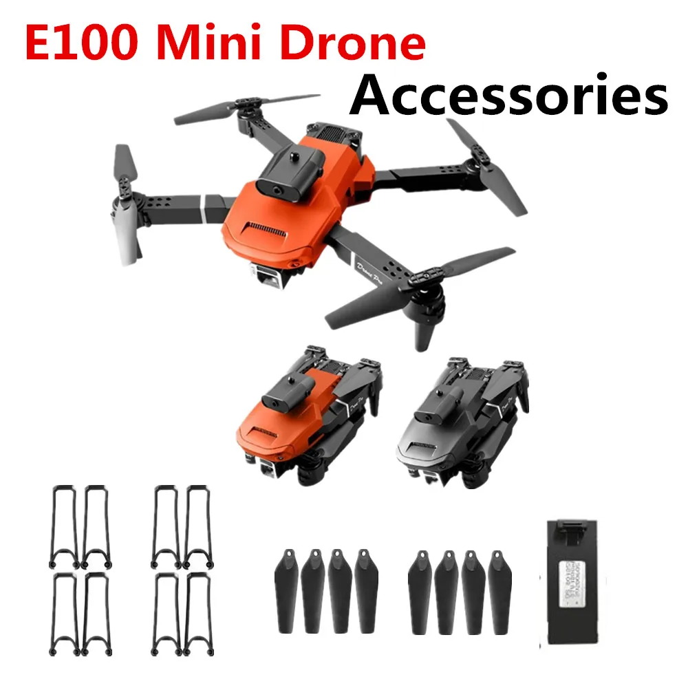 

E100 Mini Drone Drone Original Accessories 3.7V 1800Mah Battery/ Propeller Blade For E100 Drone Spare Parts