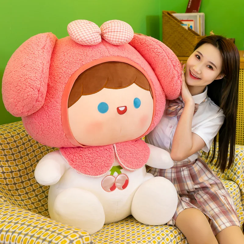 

Zqswkl 40/60cm creative new loli rabbit doll rabbit baby plush toy cute dolls children's birthday gift animals stuffed toys