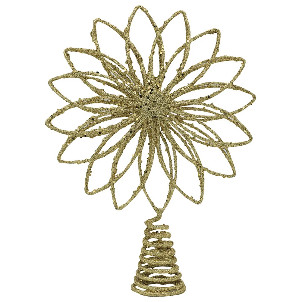 

Top Hat Tree Topper Christmas Tree Top Star Decorations Table Petal Wrought Iron Treetop Topper Xmas