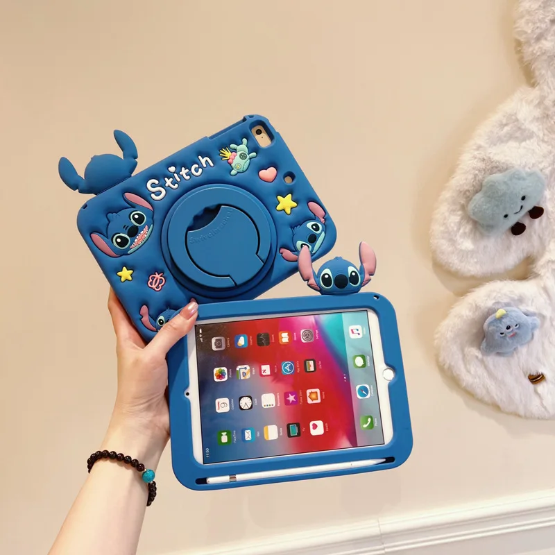 Чехол Stitch Disney для Tab A7 Lite 8 7 SM-T220 SM-T225 чехол планшета Funda 10 4 T500 A8 5 2021 X200 X205 детский
