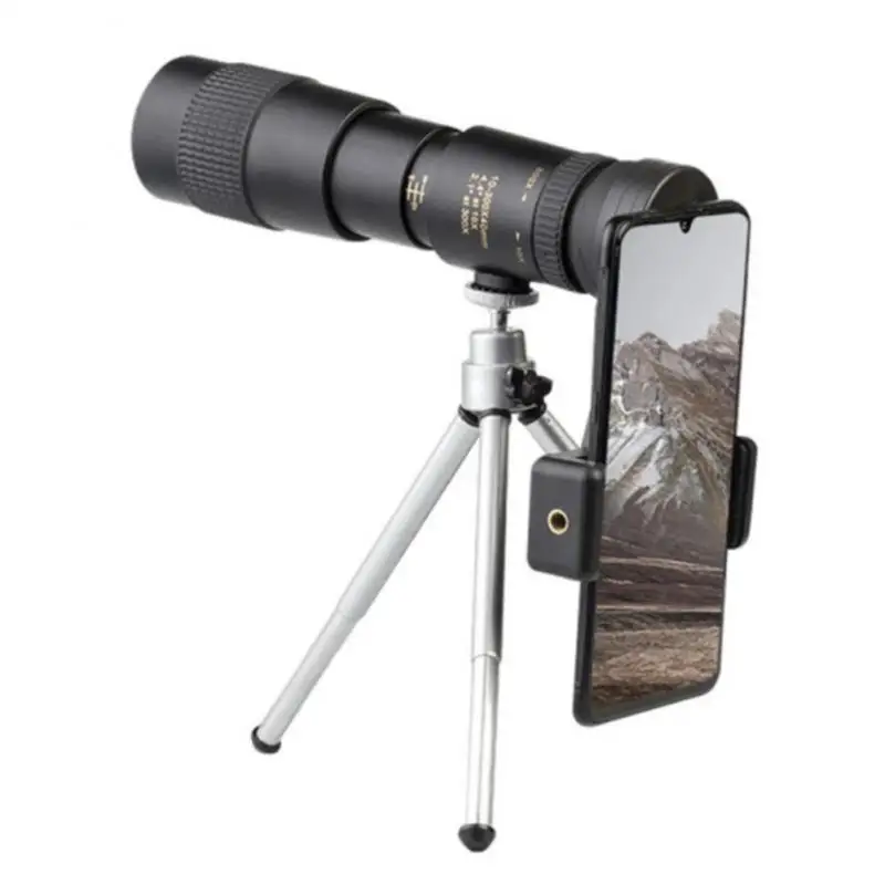 

Telescopic Zoom Monocular High-power High-definition Low-light Night Vision Telescopic With Tripod Clip Mobile Phone Accessories