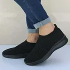 Кроссовки-носки женские на массивной платформе, Вулканизированная подошва, без застежки, прогулочная обувь, 2022