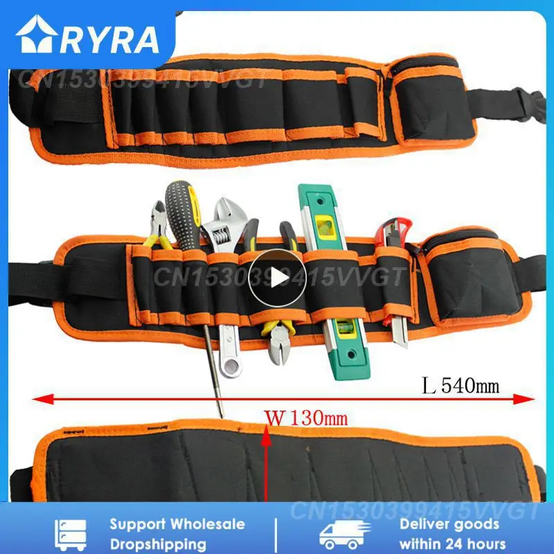 

1~10PCS Canvas Tool Bag Electrician Waterproof Tools Kit Waist Belt bag Pouch Waterproof