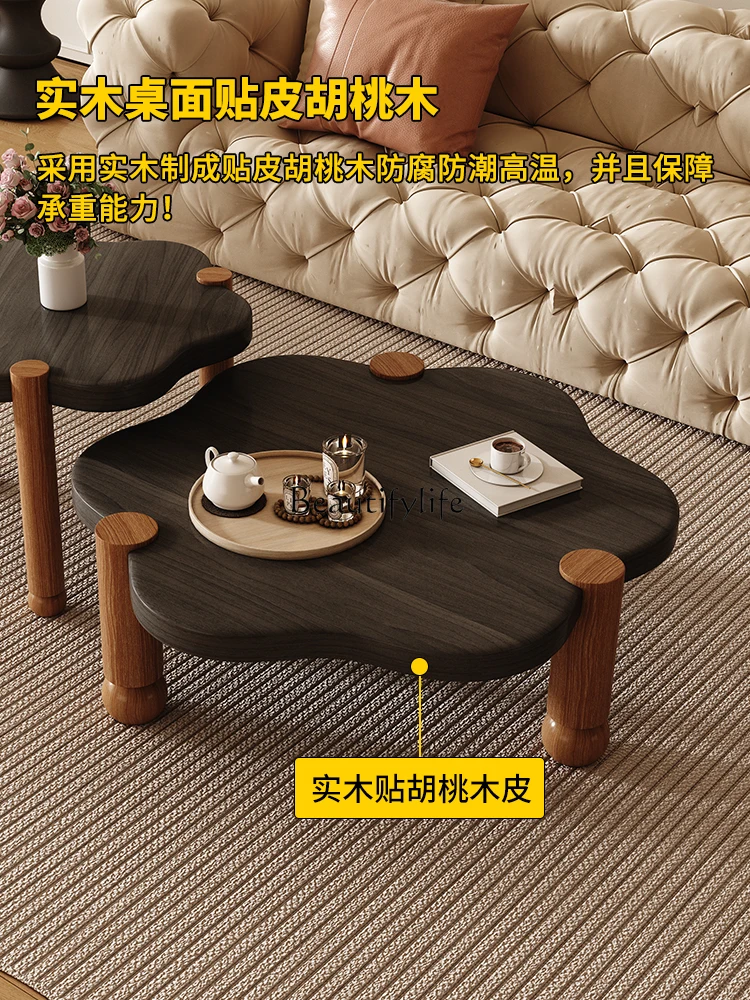 Средневековый ваби говорит кремовый ветер креативный журнальный столик с