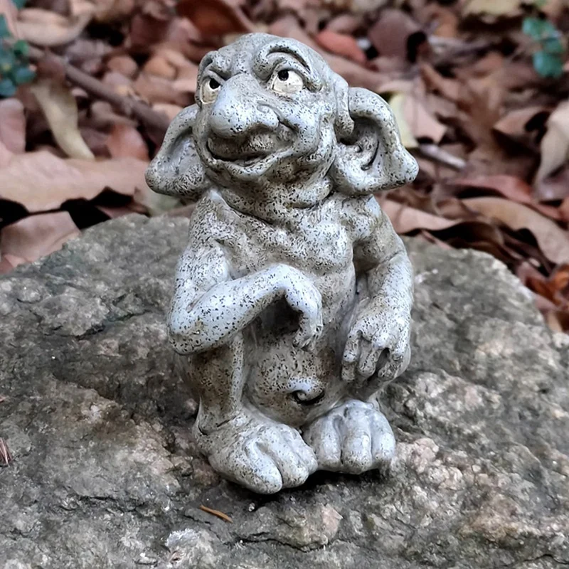 Скульптура горгульи готическая скульптура поделки из смолы тролля украшения для