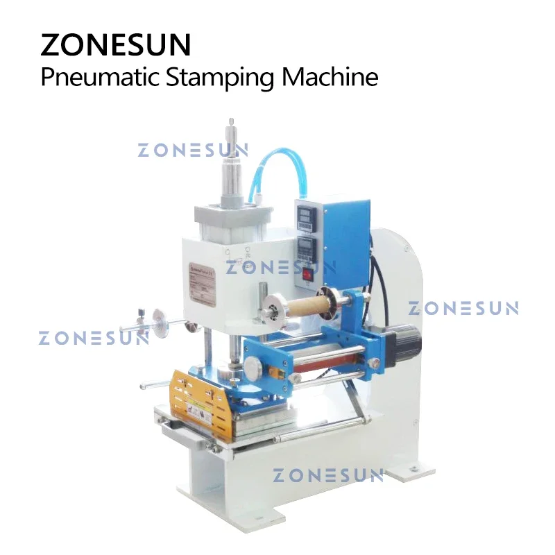 ZONESUN ZS-819C4 Пневматическая машина для горячего тиснения фольгой 15*23 см Термопресс