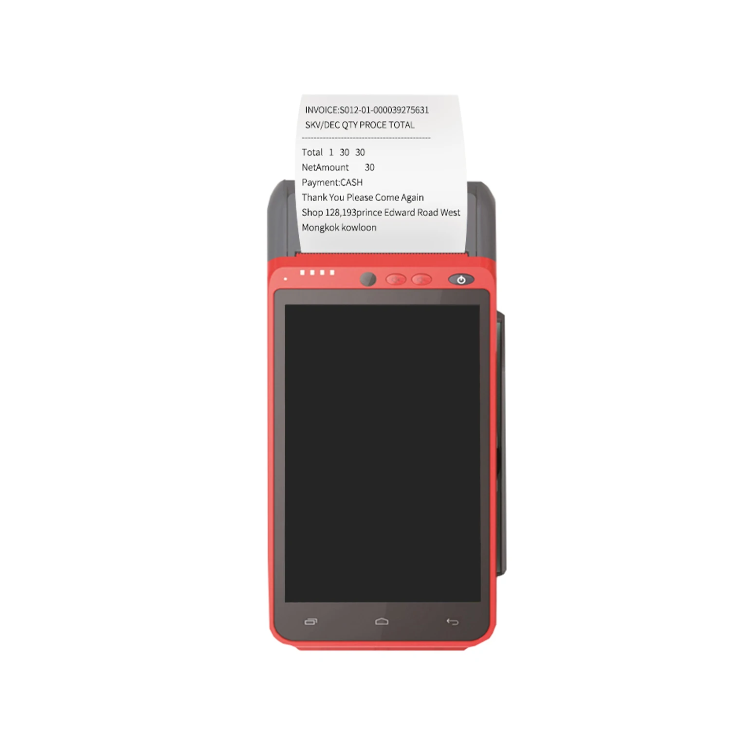 Фото Android 7.0 «все в одном» Smart Handheld Pos Machine с принтером 5,5 дюйма NFC Z100 №2